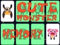 Lojë Cute Monster Memory