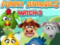 Lojë Funny Animals Match 3