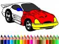 Lojë Back To School: Muscle Car Coloring