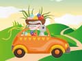 Lojë Bunnies Driving Cars Match 3