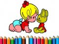 Lojë Back To School: Aby Girl Coloring