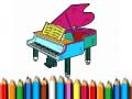 Lojë Back To School: Piano Coloring Book