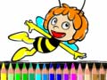 Lojë Back To School Maja the Bee Coloring Book