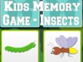 Lojë Kids Memory game - Insects