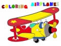 Lojë Coloring Book Airplane