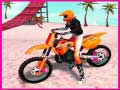 Lojë Motocross Beach Jumping Bike Stunt