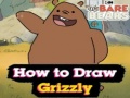 Lojë We Bare Bears How to Draw Grizzly