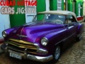 Lojë Cuban Vintage Cars Jigsaw