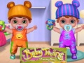 Lojë Baby Twins Caring Day