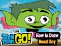 Lojë How to Draw Beast Boy