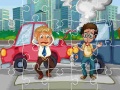 Lojë Crash Car Jigsaw