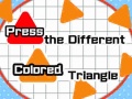 Lojë Press The Different Colored Triangle