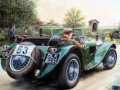 Lojë Painting Vintage Cars Jigsaw Puzzle