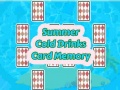 Lojë Summer Cold Drinks Card Memory