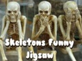 Lojë Skeletons Funny Jigsaw