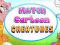 Lojë Match Cartoon Creatures