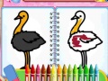 Lojë Coloring Birds Game