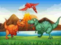 Lojë Colorful Dinosaurs Match 3