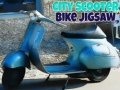 Lojë City Scooter Bike Jigsaw