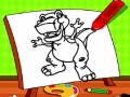 Lojë Easy Kids Coloring Dinosaur