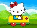 Lojë Cute Kitty Car Jigsaw
