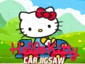 Lojë Hello Kitty Car Jigsaw
