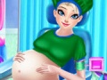 Lojë Elsa Pregnant Caring
