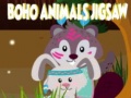 Lojë Boho Animals Jigsaw
