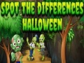 Lojë Spot the differences halloween