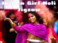 Lojë Indian Girl Holi Jigsaw