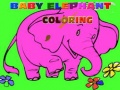 Lojë Baby Elephant Coloring