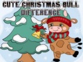 Lojë Cute Christmas Bull Difference