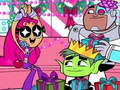 Lojë Teen Titans Christmas Stars