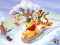 Lojë Winnie the Pooh Christmas Jigsaw Puzzle 2