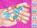 Lojë Elsa Princess Theme Nail Art Diy