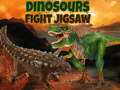 Lojë Dinosaurs Fight Jigsaw