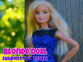 Lojë Blonde Doll Fashion Style Puzzle