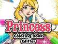 Lojë Princess Coloring Book Glitter