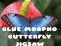 Lojë Blue Morpho Butterfly Jigsaw