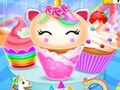 Lojë Unicorn Mermaid Cupcake Cooking Design