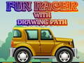 Lojë Fun racer with Drawing path