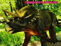 Lojë Triceratops Dinosaur Puzzle