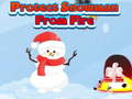 Lojë Protect Snowman From Fire