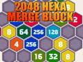 Lojë 2048 Hexa Merge Block