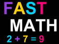 Lojë Fast Math