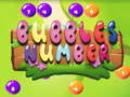 Lojë Bubbles Number 