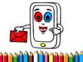 Lojë Mobile Phone Coloring Book