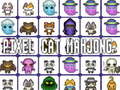 Lojë Cat Pixel Mahjong