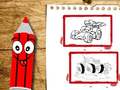 Lojë Back To School Cars Coloring Book