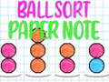 Lojë Ball Sort Paper Note